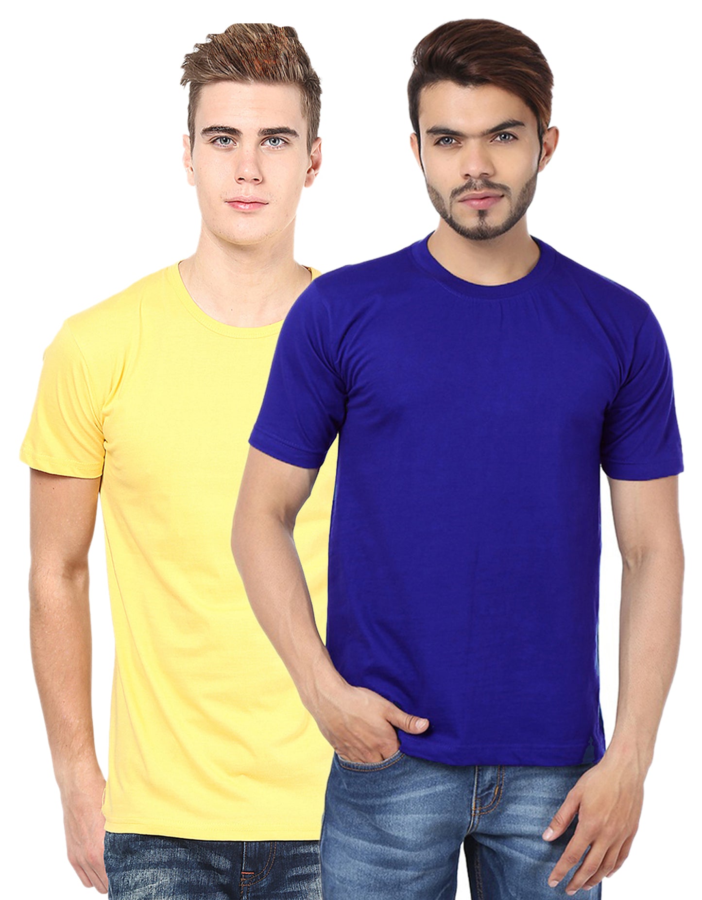 Ketex Round Neck Men's Polyester Blend Dri Fit T-Shirts (Pack of 2)