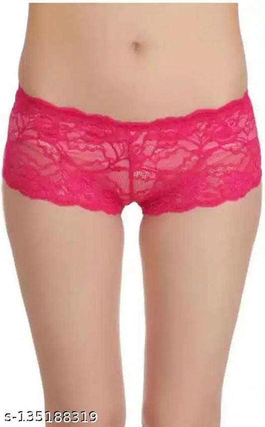 Net Briefs for Women (Pink, 7XL)