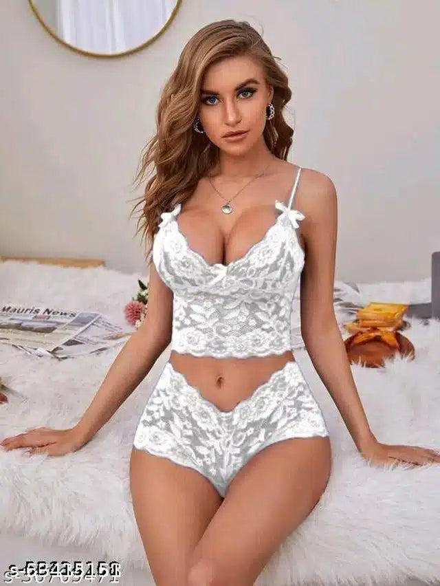 Babydolls for Women (White, XXXL) (Set of 1)